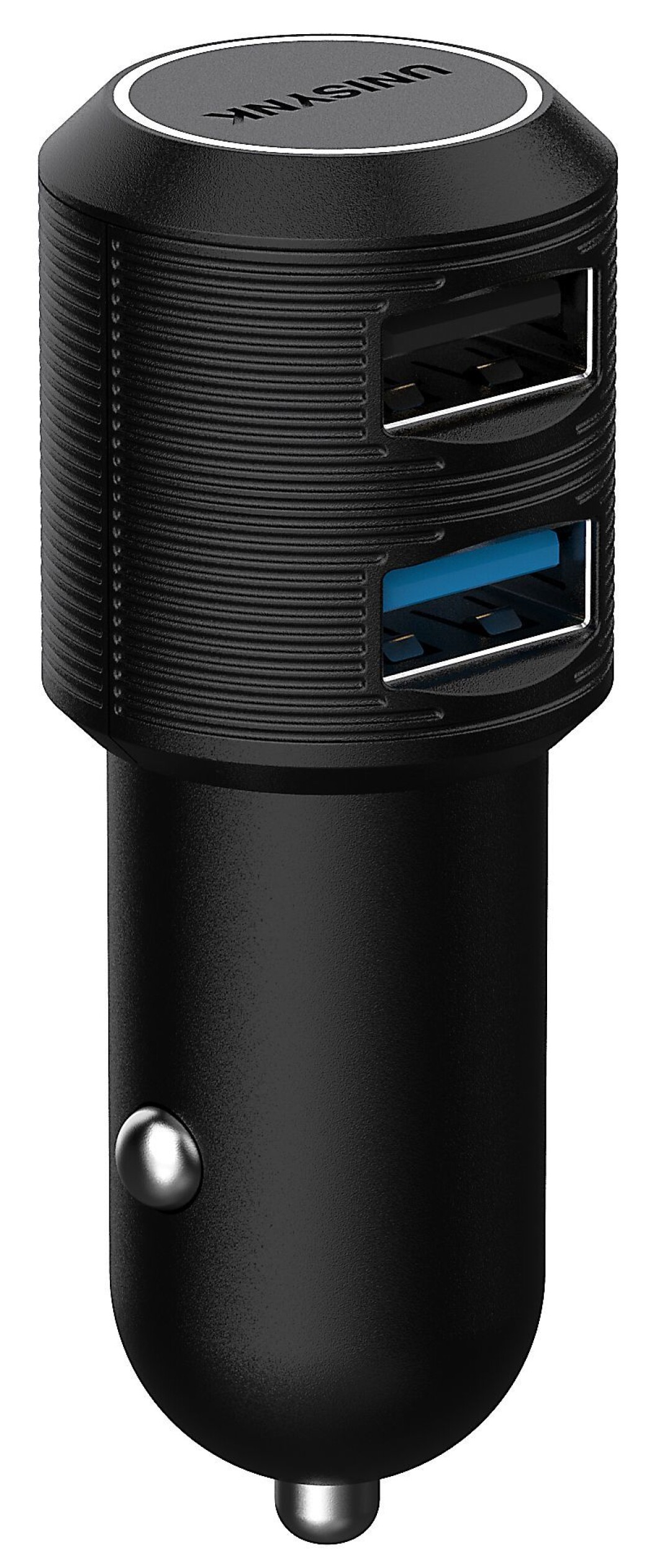 Unisynk dual USB billader QC3/2.4A. Pris: 280,-. Unisynk dual USB billader QC3/2.4A. Pris: 280,-.