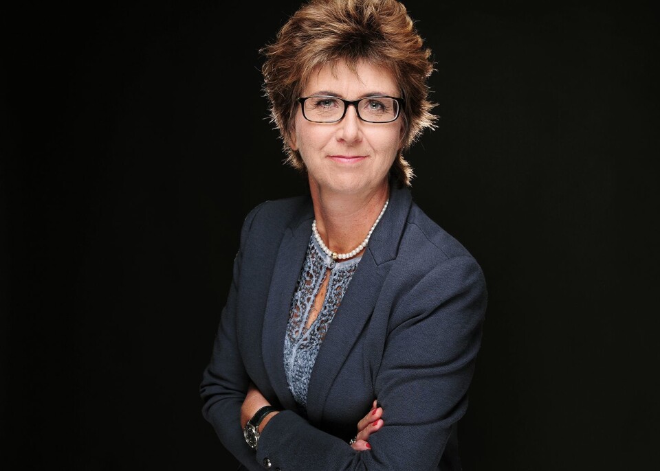 Bente Sund er landssjef i Vestfrost Vinkjøleskap. Foto: Vestfrost.