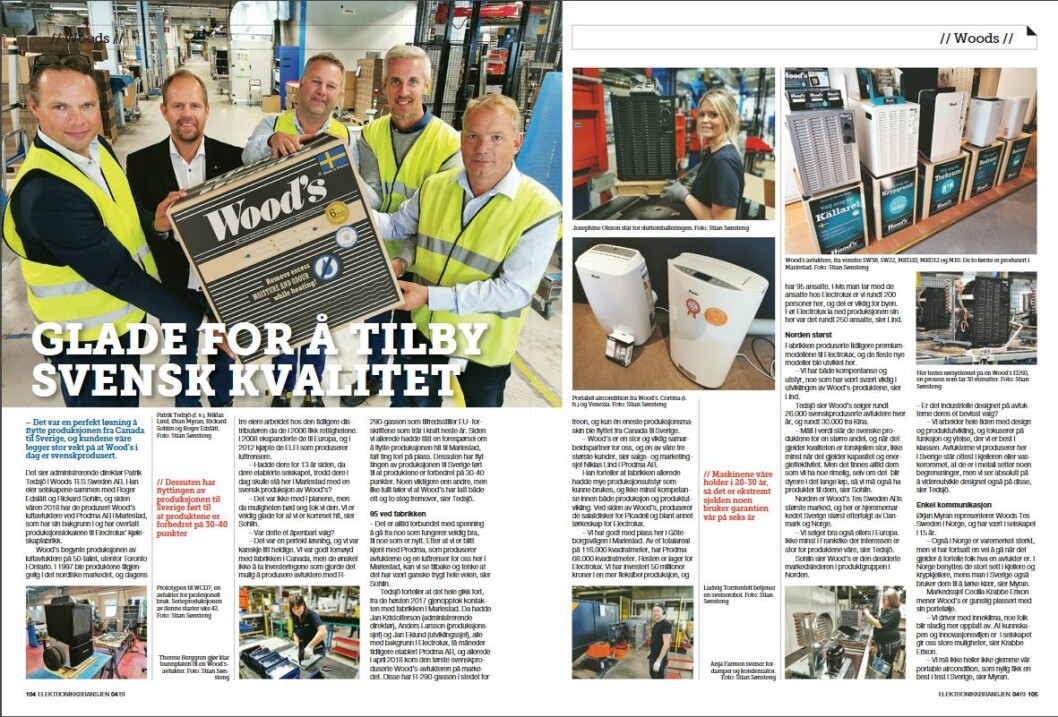 Artikkelen ble første gang publisert i papirutgaven av fagbladet Elektronikkbransjen nr. 4/2019, som ble distribuert 28. august. <a href="http://www.mypaper.se/html5/customer/248/12568/?page=104" target="_blank" rel="noopener">Her kan du lese artikkelen</a> og bla gjennom digitalutgaven av bladet. Du kan lese alle utgaver av bladet digitalt, fra og med nr. 1/1937, på <a href="https://www.elektronikkbransjen.no/historiskarkiv" target="_blank" rel="noopener">elektronikkbransjen.no/historiskarkiv</a>. Artikkelen ble første gang publisert i papirutgaven av fagbladet Elektronikkbransjen nr. 4/2019, som ble distribuert 28. august. <a href="http://www.mypaper.se/html5/customer/248/12568/?page=104" target="_blank" rel="noopener">Her kan du lese artikkelen</a> og bla gjennom digitalutgaven av bladet. Du kan lese alle utgaver av bladet digitalt, fra og med nr. 1/1937, på <a href="https://www.elektronikkbransjen.no/historiskarkiv" target="_blank" rel="noopener">elektronikkbransjen.no/historiskarkiv</a>.