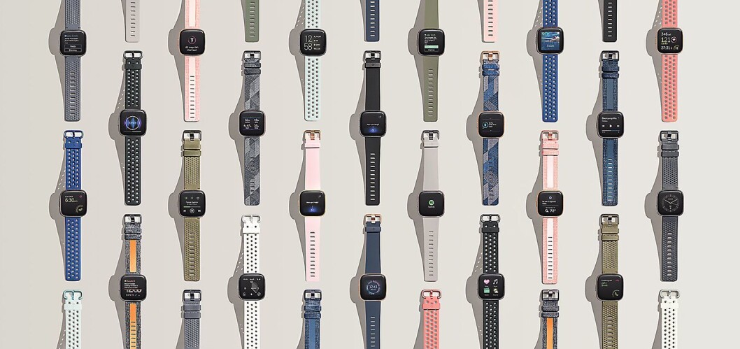 Versa 2 kommer med flere ulike reimer og farger. Foto: Fitbit Versa 2 kommer med flere ulike reimer og farger. Foto: Fitbit
