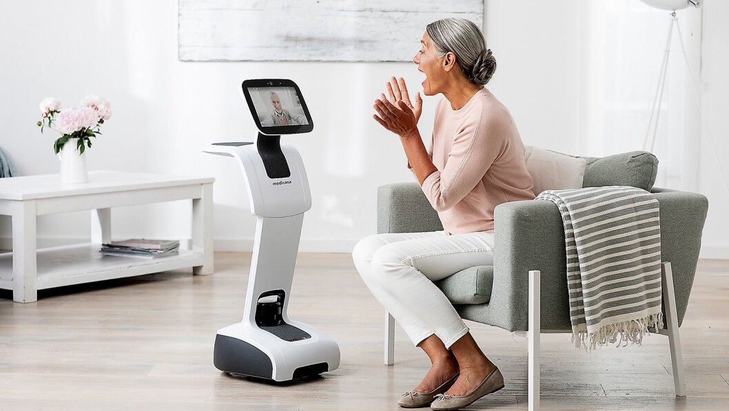 Medisana Homecare Robot avlaster hjemmesykepleien hos eldre og syke mennesker. Foto: Medisina Medisana Homecare Robot avlaster hjemmesykepleien hos eldre og syke mennesker. Foto: Medisina