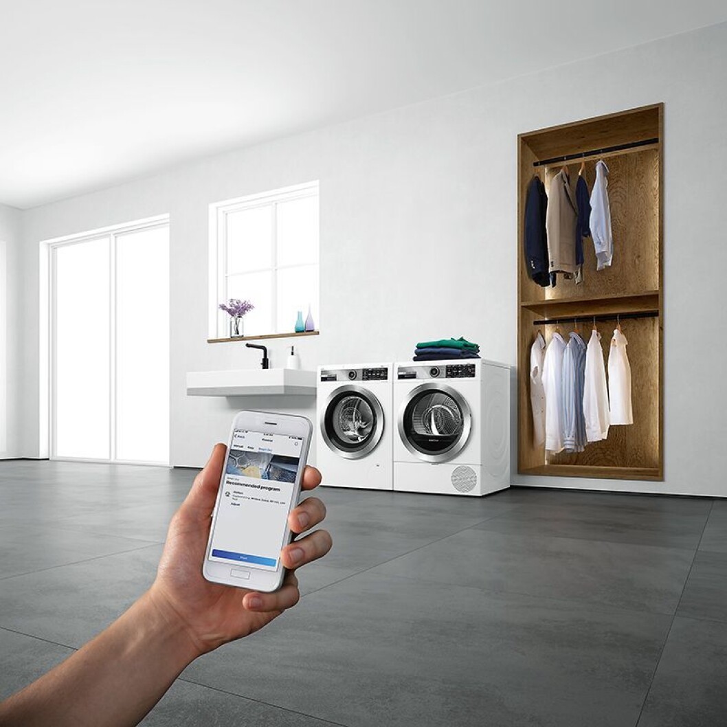 Home Connect er BSHs løsning for smartere hvitevarer, og rulles ut i stadig flere modeller. Foto: BSH. Home Connect er BSHs løsning for smartere hvitevarer, og rulles ut i stadig flere modeller. Foto: BSH.