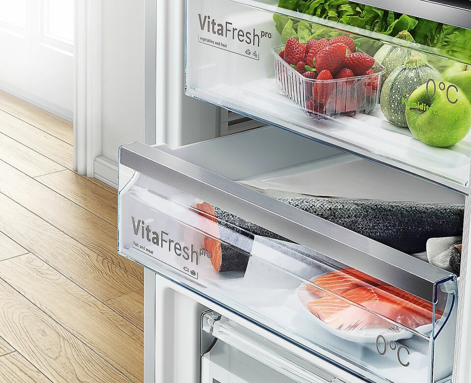 VitaFresh-konseptet skal øke holdbarheten på matvarene og hjelpe folk å kaste mindre mat. Foto: BSH.
