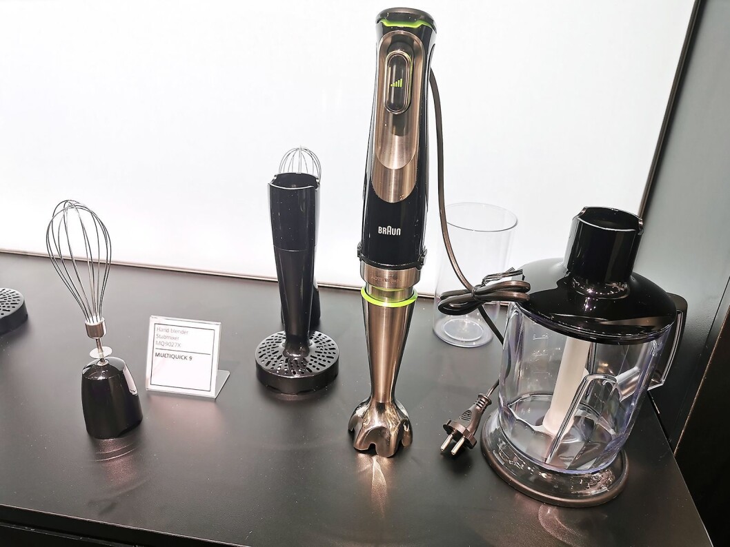 Stavmikseren Braun Multiquick 9 kommer i høst med flere ulike utstyrspakker. Foto: Stian Sønsteng. Stavmikseren Braun Multiquick 9 kommer i høst med flere ulike utstyrspakker. Foto: Stian Sønsteng.