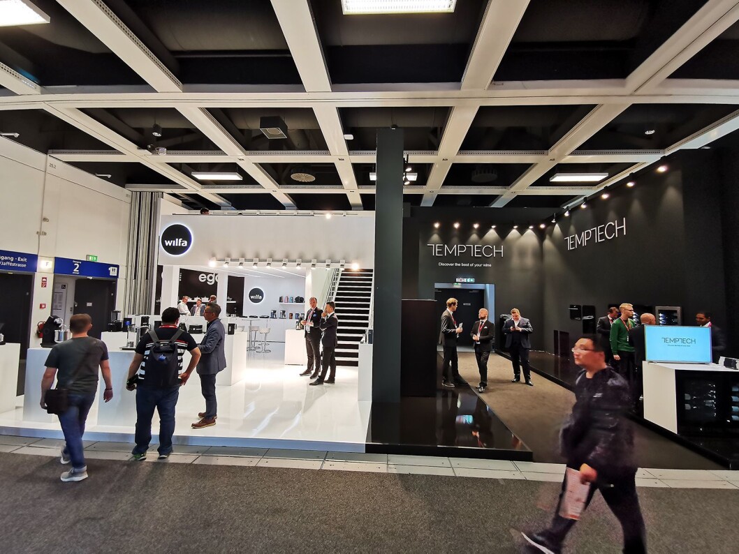 På IFA-messen i Berlin hadde Temptech utstilling vegg i vegg med et annet norsk selskap; Wilfa. Foto: Stian Sønsteng. På IFA-messen i Berlin hadde Temptech utstilling vegg i vegg med et annet norsk selskap; Wilfa. Foto: Stian Sønsteng.
