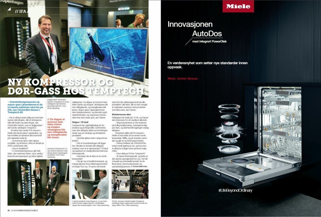 Artikkelen ble første gang publisert i papirutgaven av fagbladet Elektronikkbransjen nr. 5/2019, som ble distribuert 9. oktober. <a href="http://www.mypaper.se/html5/customer/248/12614/?page=40" target="_blank" rel="noopener">Her kan du lese artikkelen</a> og bla gjennom digitalutgaven av bladet. Du kan lese alle utgaver av bladet digitalt, fra og med nr. 1/1937, på <a href="https://www.elektronikkbransjen.no/historiskarkiv" target="_blank" rel="noopener">elektronikkbransjen.no/historiskarkiv</a>. Artikkelen ble første gang publisert i papirutgaven av fagbladet Elektronikkbransjen nr. 5/2019, som ble distribuert 9. oktober. <a href="http://www.mypaper.se/html5/customer/248/12614/?page=40" target="_blank" rel="noopener">Her kan du lese artikkelen</a> og bla gjennom digitalutgaven av bladet. Du kan lese alle utgaver av bladet digitalt, fra og med nr. 1/1937, på <a href="https://www.elektronikkbransjen.no/historiskarkiv" target="_blank" rel="noopener">elektronikkbransjen.no/historiskarkiv</a>.