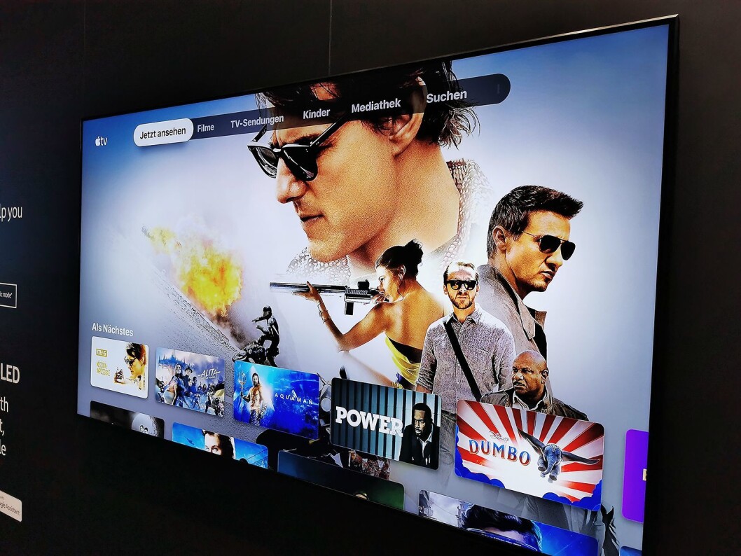 Apple TV-appen og AirPlay 2 er tilgjengelig i alle Samsungs 2018- og 2019-modeller. Foto: Stian Sønsteng. Apple TV-appen og AirPlay 2 er tilgjengelig i alle Samsungs 2018- og 2019-modeller. Foto: Stian Sønsteng.