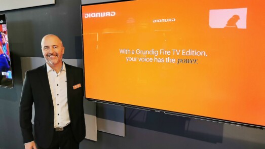 GRUNDIG FØRST MED INNEBYGD FIRE TV