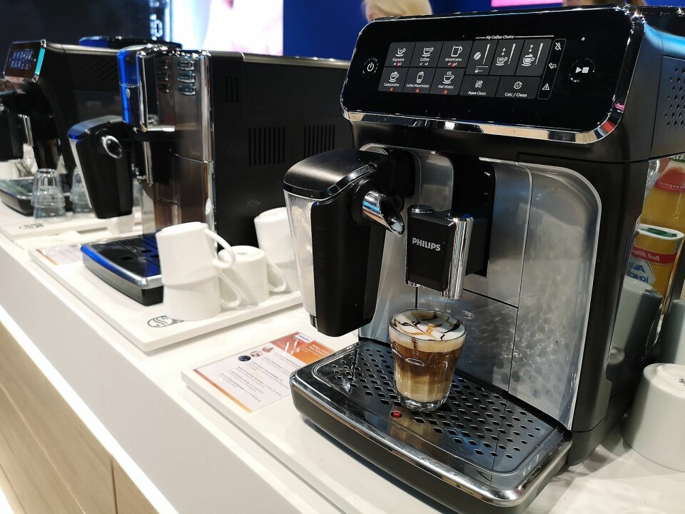 Philips nye helautomatiske espressomaskin, 3200 Lattego, er designet for enkelhet. Foto: Marte Ottemo.