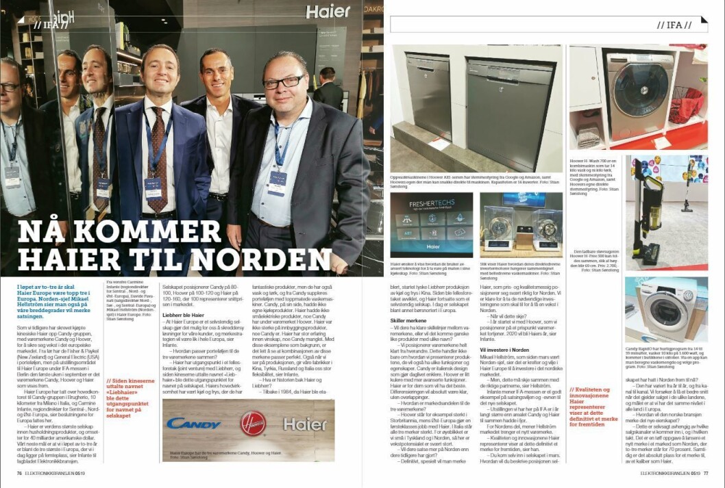 Artikkelen ble første gang publisert i papirutgaven av fagbladet Elektronikkbransjen nr. 5/2019, som ble distribuert 9. oktober. <a href="http://www.mypaper.se/html5/customer/248/12614/?page=76" target="_blank" rel="noopener">Her kan du lese artikkelen</a> og bla gjennom digitalutgaven av bladet. Du kan lese alle utgaver av bladet digitalt, fra og med nr. 1/1937, på <a href="https://www.elektronikkbransjen.no/historiskarkiv" target="_blank" rel="noopener">elektronikkbransjen.no/historiskarkiv</a>. Artikkelen ble første gang publisert i papirutgaven av fagbladet Elektronikkbransjen nr. 5/2019, som ble distribuert 9. oktober. <a href="http://www.mypaper.se/html5/customer/248/12614/?page=76" target="_blank" rel="noopener">Her kan du lese artikkelen</a> og bla gjennom digitalutgaven av bladet. Du kan lese alle utgaver av bladet digitalt, fra og med nr. 1/1937, på <a href="https://www.elektronikkbransjen.no/historiskarkiv" target="_blank" rel="noopener">elektronikkbransjen.no/historiskarkiv</a>.