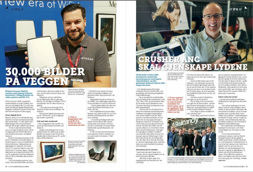 Artikkelen ble første gang publisert i papirutgaven av fagbladet Elektronikkbransjen nr. 6/2019, som ble distribuert 20. november. <a href="http://www.mypaper.se/html5/customer/248/12666/?page=78" target="_blank" rel="noopener">Her kan du lese artikkelen</a> og bla gjennom digitalutgaven av bladet. Du kan lese alle utgaver av bladet digitalt, fra og med nr. 1/1937, på <a href="https://www.elektronikkbransjen.no/historiskarkiv" target="_blank" rel="noopener">elektronikkbransjen.no/historiskarkiv</a>. Artikkelen ble første gang publisert i papirutgaven av fagbladet Elektronikkbransjen nr. 6/2019, som ble distribuert 20. november. <a href="http://www.mypaper.se/html5/customer/248/12666/?page=78" target="_blank" rel="noopener">Her kan du lese artikkelen</a> og bla gjennom digitalutgaven av bladet. Du kan lese alle utgaver av bladet digitalt, fra og med nr. 1/1937, på <a href="https://www.elektronikkbransjen.no/historiskarkiv" target="_blank" rel="noopener">elektronikkbransjen.no/historiskarkiv</a>.