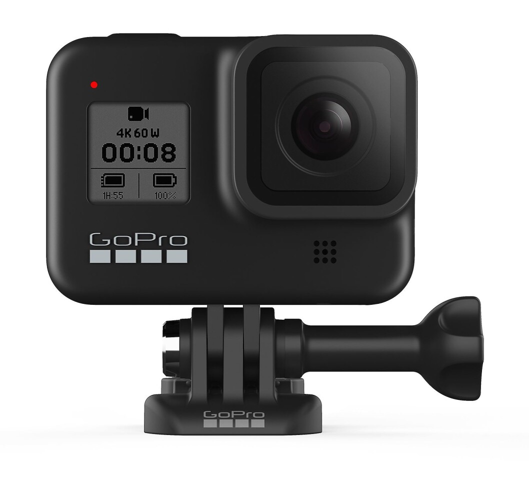 GoPro Hero 8 er kåret til Årets Foto- og videoprodukt 2019/20. Foto: GoPro. GoPro Hero 8 er kåret til Årets Foto- og videoprodukt 2019/20. Foto: GoPro.