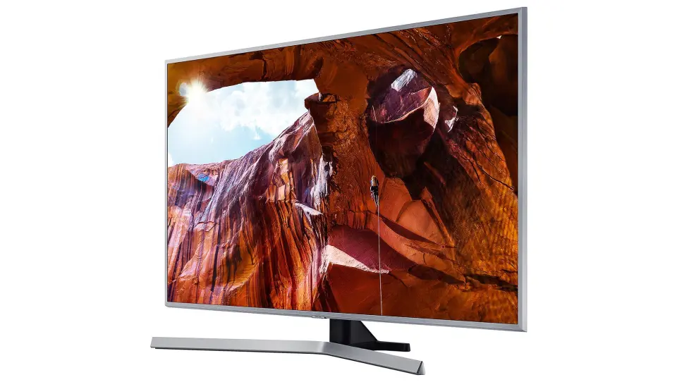 Samsung RU7445/55/75 er kåret til Årets budsjett-TV 2019/20. Foto: Samsung. Samsung RU7445/55/75 er kåret til Årets budsjett-TV 2019/20. Foto: Samsung.