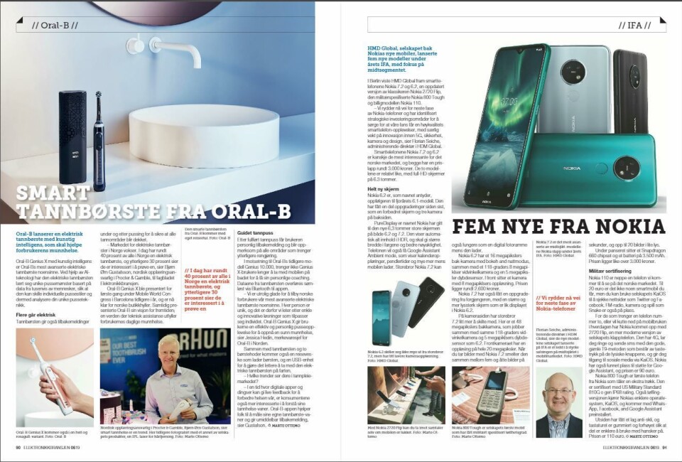 Artikkelen ble første gang publisert i papirutgaven av fagbladet Elektronikkbransjen nr. 6/2019, som ble distribuert 20. november. Her kan du lese artikkelen og bla gjennom digitalutgaven av bladet. Du kan lese alle utgaver av bladet digitalt, fra og med nr. 1/1937, på elektronikkbransjen.no/historiskarkiv.