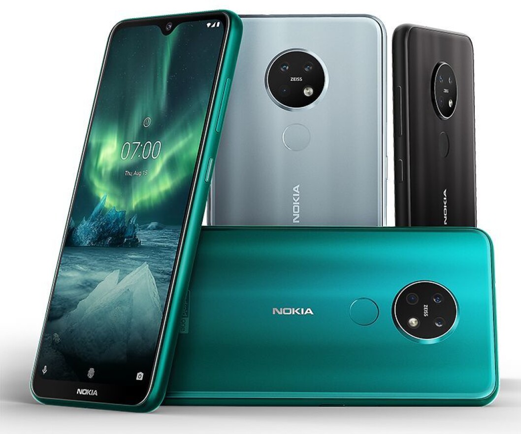 Nokia 7.2 er det mest avanserte av midtsjikt-modellene Nokia slapp under årets IFA. Foto: HMD Global Nokia 7.2 er det mest avanserte av midtsjikt-modellene Nokia slapp under årets IFA. Foto: HMD Global