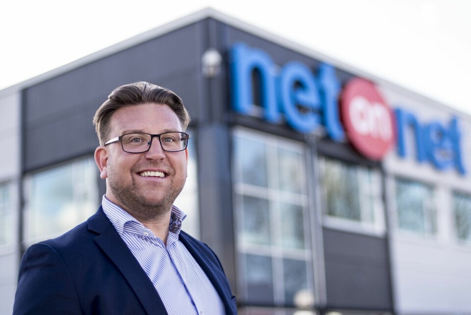 Peter Andersson er norsk detaljhandelssjef i NetOnNet. Foto: NetOnNet.