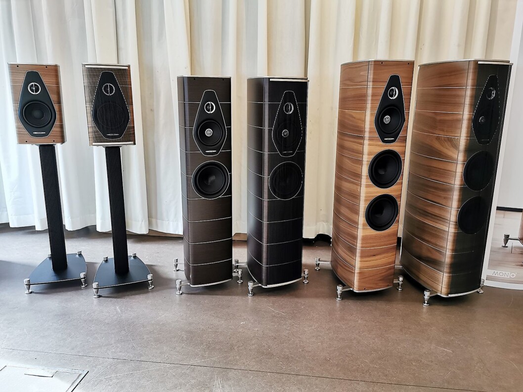 Sonus Faber Olympica Nova-serien koster fra 60.000 til 150.000 kroner per par. Foto: Stian Sønsteng. Sonus Faber Olympica Nova-serien koster fra 60.000 til 150.000 kroner per par. Foto: Stian Sønsteng.