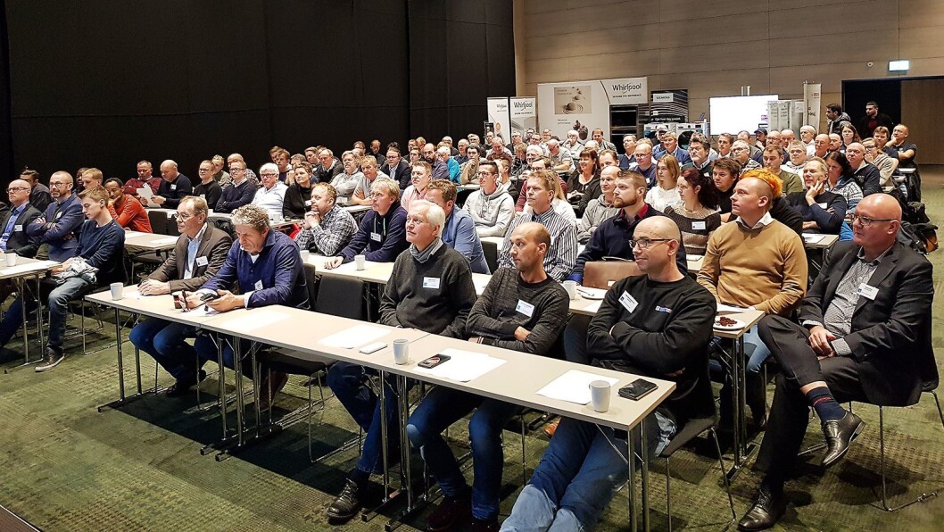 125 hvitevareteknikere deltok på Hvitevaredagene 2019. Foto: Jan Røsholm 125 hvitevareteknikere deltok på Hvitevaredagene 2019. Foto: Jan Røsholm