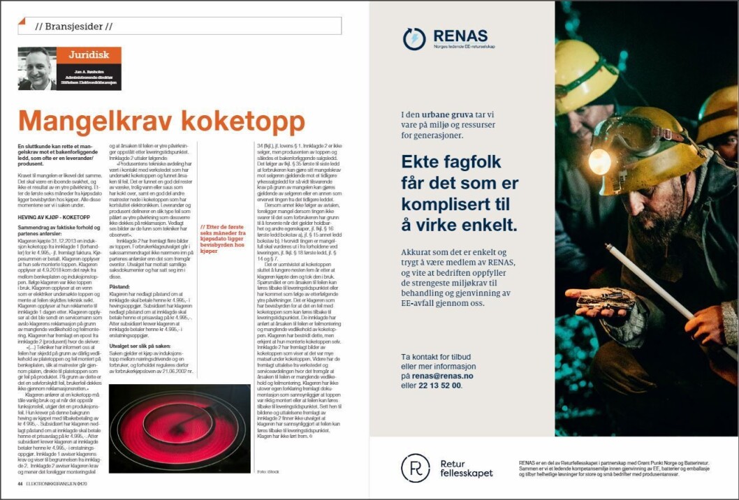 Artikkelen ble første gang publisert i papirutgaven av fagbladet Elektronikkbransjen nr. 1/2020, som ble distribuert 13. februar. <a href="https://www.mypaper.se/html5/customer/248/12757/?page=44" target="_blank" rel="noopener">Her kan du lese artikkelen</a> og bla gjennom digitalutgaven av bladet. Du kan lese alle utgaver av bladet digitalt, fra og med nr. 1/1937, på <a href="https://www.elektronikkbransjen.no/historiskarkiv" target="_blank" rel="noopener">elektronikkbransjen.no/historiskarkiv</a>. Artikkelen ble første gang publisert i papirutgaven av fagbladet Elektronikkbransjen nr. 1/2020, som ble distribuert 13. februar. <a href="https://www.mypaper.se/html5/customer/248/12757/?page=44" target="_blank" rel="noopener">Her kan du lese artikkelen</a> og bla gjennom digitalutgaven av bladet. Du kan lese alle utgaver av bladet digitalt, fra og med nr. 1/1937, på <a href="https://www.elektronikkbransjen.no/historiskarkiv" target="_blank" rel="noopener">elektronikkbransjen.no/historiskarkiv</a>.