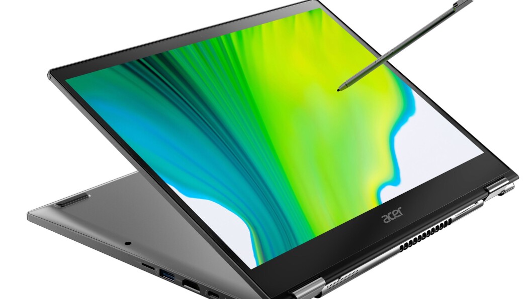Acer Spin5 har blitt slankere og lettere. Foto: Acer Acer Spin5 har blitt slankere og lettere. Foto: Acer