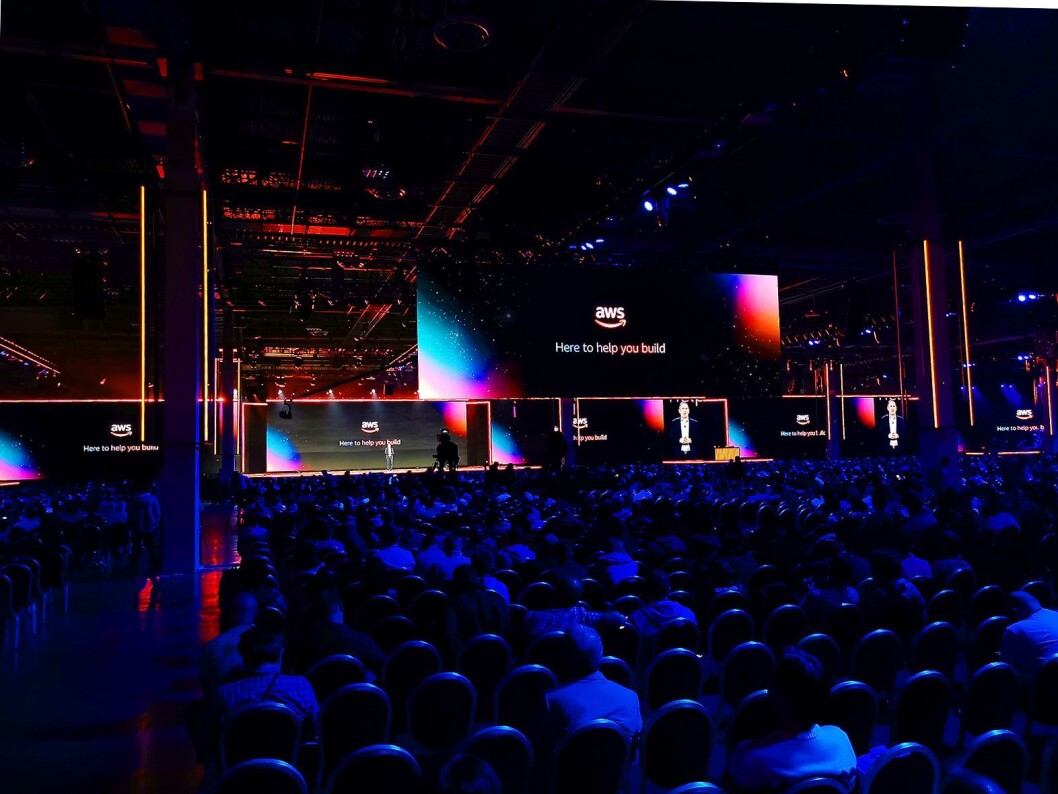 Det er voldsomme dimensjoner på arrangementet, når Amazon-selskapet AWS samler 65.000 medarbeidere, partnere, kunder og journalister i Las Vegas. Foto: Stian Sønsteng. Det er voldsomme dimensjoner på arrangementet, når Amazon-selskapet AWS samler 65.000 medarbeidere, partnere, kunder og journalister i Las Vegas. Foto: Stian Sønsteng.