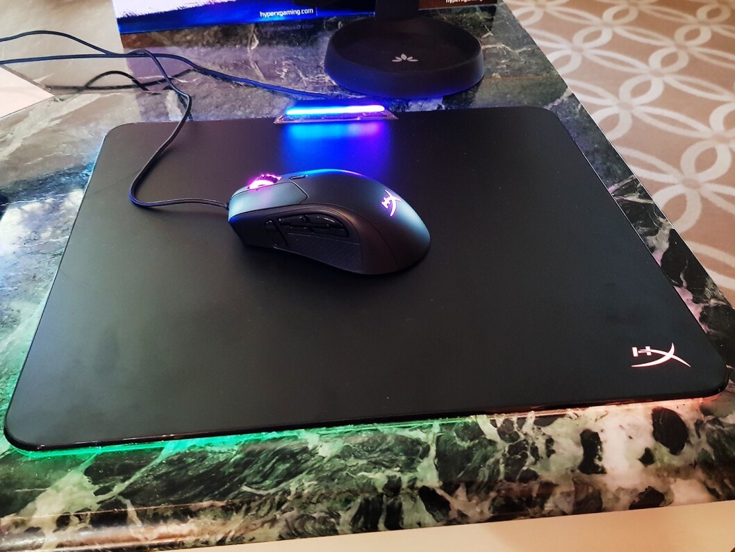 HyperX har nå både en mus og musematte beregnet for spillere. Foto: Jan Røsholm. HyperX har nå både en mus og musematte beregnet for spillere. Foto: Jan Røsholm.
