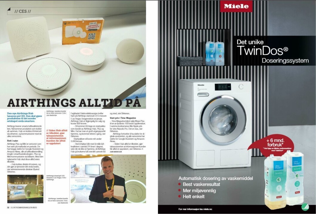 Artikkelen ble første gang publisert i papirutgaven av fagbladet Elektronikkbransjen nr. 1/2020, som ble distribuert 13. februar. <a href="https://www.mypaper.se/html5/customer/248/12757/?page=32" target="_blank" rel="noopener">Her kan du lese artikkelen</a> og bla gjennom digitalutgaven av bladet. Du kan lese alle utgaver av bladet digitalt, fra og med nr. 1/1937, på <a href="https://www.elektronikkbransjen.no/historiskarkiv" target="_blank" rel="noopener">elektronikkbransjen.no/historiskarkiv</a>. Artikkelen ble første gang publisert i papirutgaven av fagbladet Elektronikkbransjen nr. 1/2020, som ble distribuert 13. februar. <a href="https://www.mypaper.se/html5/customer/248/12757/?page=32" target="_blank" rel="noopener">Her kan du lese artikkelen</a> og bla gjennom digitalutgaven av bladet. Du kan lese alle utgaver av bladet digitalt, fra og med nr. 1/1937, på <a href="https://www.elektronikkbransjen.no/historiskarkiv" target="_blank" rel="noopener">elektronikkbransjen.no/historiskarkiv</a>.