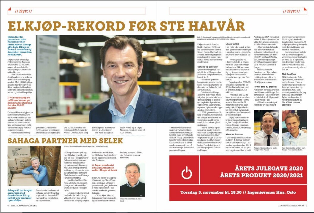 Artikkelen ble første gang publisert i papirutgaven av fagbladet Elektronikkbransjen nr. 1/2020, som ble distribuert 13. februar. <a href="https://www.mypaper.se/html5/customer/248/12757/?page=6" target="_blank" rel="noopener">Her kan du lese artikkelen</a> og bla gjennom digitalutgaven av bladet. Du kan lese alle utgaver av bladet digitalt, fra og med nr. 1/1937, på <a href="https://www.elektronikkbransjen.no/historiskarkiv" target="_blank" rel="noopener">elektronikkbransjen.no/historiskarkiv</a>. Artikkelen ble første gang publisert i papirutgaven av fagbladet Elektronikkbransjen nr. 1/2020, som ble distribuert 13. februar. <a href="https://www.mypaper.se/html5/customer/248/12757/?page=6" target="_blank" rel="noopener">Her kan du lese artikkelen</a> og bla gjennom digitalutgaven av bladet. Du kan lese alle utgaver av bladet digitalt, fra og med nr. 1/1937, på <a href="https://www.elektronikkbransjen.no/historiskarkiv" target="_blank" rel="noopener">elektronikkbransjen.no/historiskarkiv</a>.