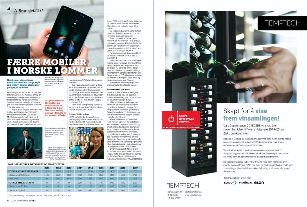 Artikkelen er også publisert i papirutgaven av fagbladet Elektronikkbransjen nr. 1/2020, som ble distribuert 12. februar. <a href="https://www.mypaper.se/html5/customer/248/12757/?page=22" target="_blank" rel="noopener">Her kan du lese artikkelen</a> og bla gjennom digitalutgaven av bladet. Du kan lese alle utgaver av bladet digitalt, fra og med nr. 1/1937, på <a href="https://www.elektronikkbransjen.no/historiskarkiv" target="_blank" rel="noopener">elektronikkbransjen.no/historiskarkiv</a>. Artikkelen er også publisert i papirutgaven av fagbladet Elektronikkbransjen nr. 1/2020, som ble distribuert 12. februar. <a href="https://www.mypaper.se/html5/customer/248/12757/?page=22" target="_blank" rel="noopener">Her kan du lese artikkelen</a> og bla gjennom digitalutgaven av bladet. Du kan lese alle utgaver av bladet digitalt, fra og med nr. 1/1937, på <a href="https://www.elektronikkbransjen.no/historiskarkiv" target="_blank" rel="noopener">elektronikkbransjen.no/historiskarkiv</a>.