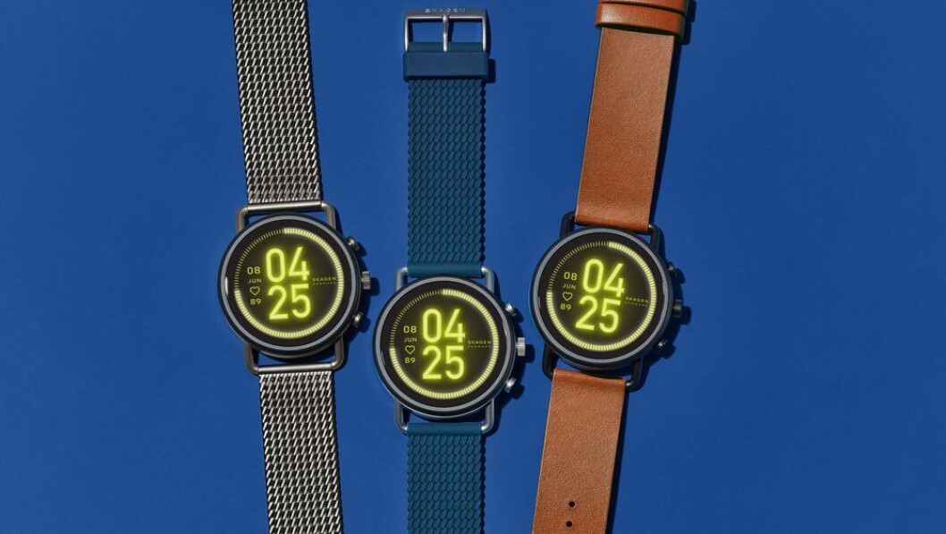 Smartklokken Skagen Falster 3 har design fra X by Kygo, Snapdragon Wear 3100-plattform og siste versjon av Wear OS by Google. Foto: Fossil. Smartklokken Skagen Falster 3 har design fra X by Kygo, Snapdragon Wear 3100-plattform og siste versjon av Wear OS by Google. Foto: Fossil.