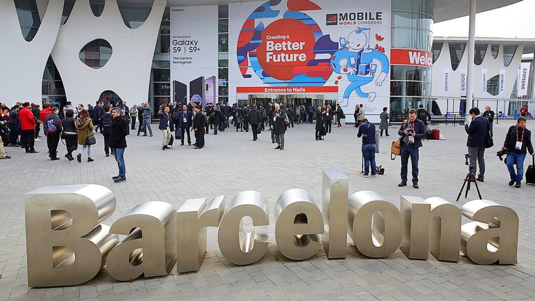 Mobilemessen Mobile World Congress samler hver februar over 100.000 telekom-folk i Barcelona, men i år er messen avlyst på grunn av frykt for det nye koronaviruset 2019-nCoV. Foto: Marte Ottemo Mobilemessen Mobile World Congress samler hver februar over 100.000 telekom-folk i Barcelona, men i år er messen avlyst på grunn av frykt for det nye koronaviruset 2019-nCoV. Foto: Marte Ottemo