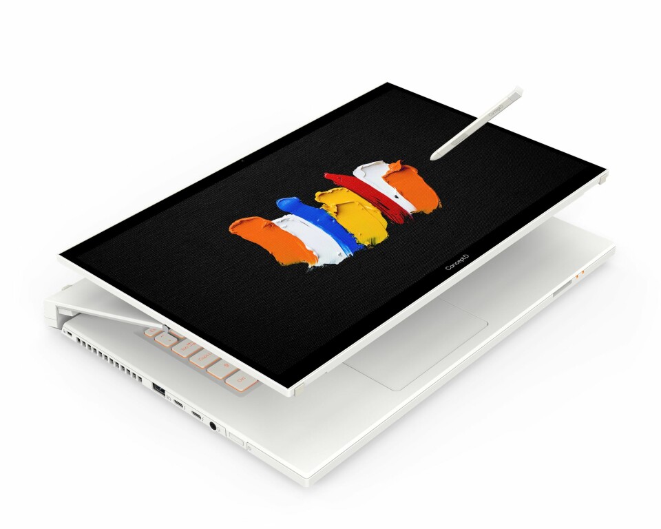 Acer ConceptD 7 Ezel er utviklet for de som trenger ekstra datakraft. Foto: Acer.