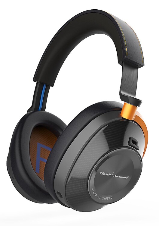 Samarbeidet med McLaren kommer godt frem på produktene. Foto: Klipsch. Samarbeidet med McLaren kommer godt frem på produktene. Foto: Klipsch.