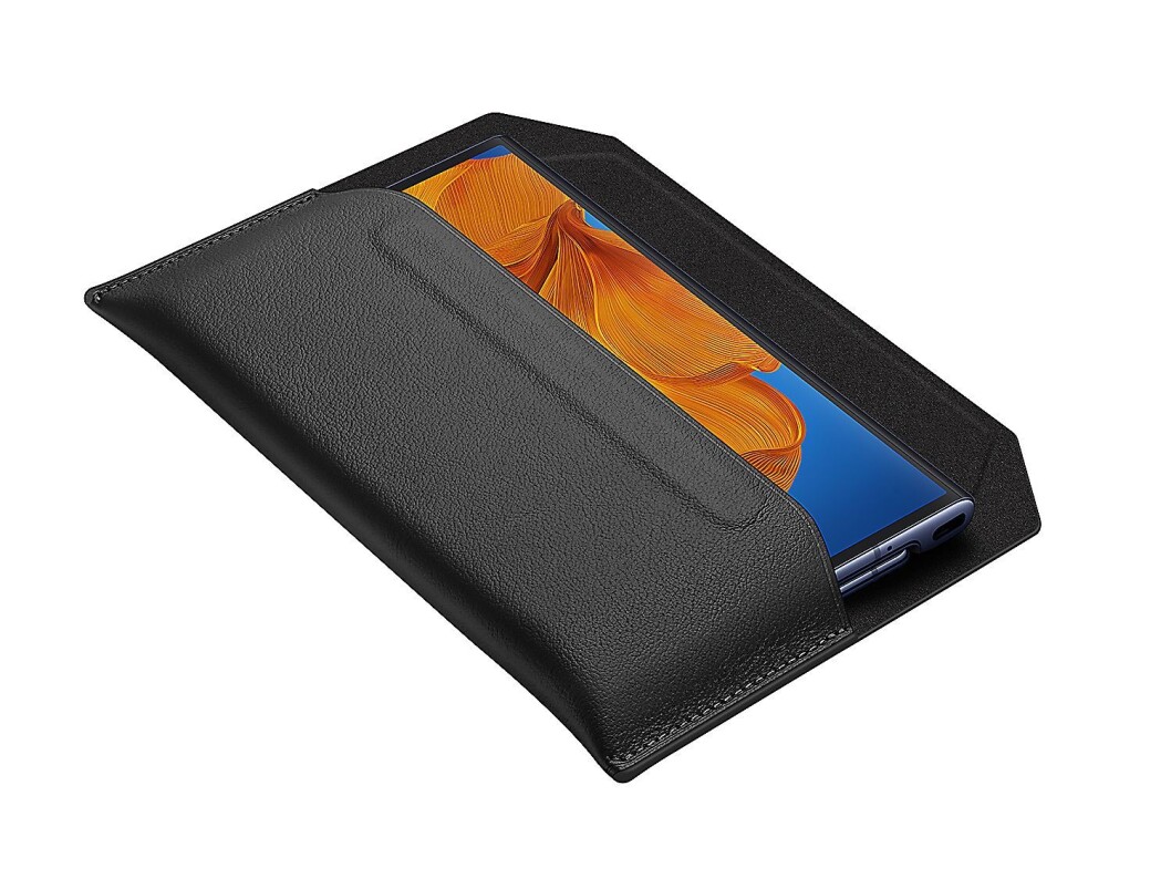 Du kan kjøpe etui for å beskytte MatePaden din, og Huawei har gått for vegansk lær som material. Foto: Huawei. Du kan kjøpe etui for å beskytte MatePaden din, og Huawei har gått for vegansk lær som material. Foto: Huawei.