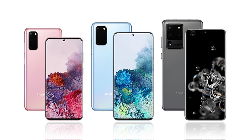Den største forskjellen på modellene i S20-serien er plassen brukt til kameraoppsettet. Foto: Samsung. Den største forskjellen på modellene i S20-serien er plassen brukt til kameraoppsettet. Foto: Samsung.