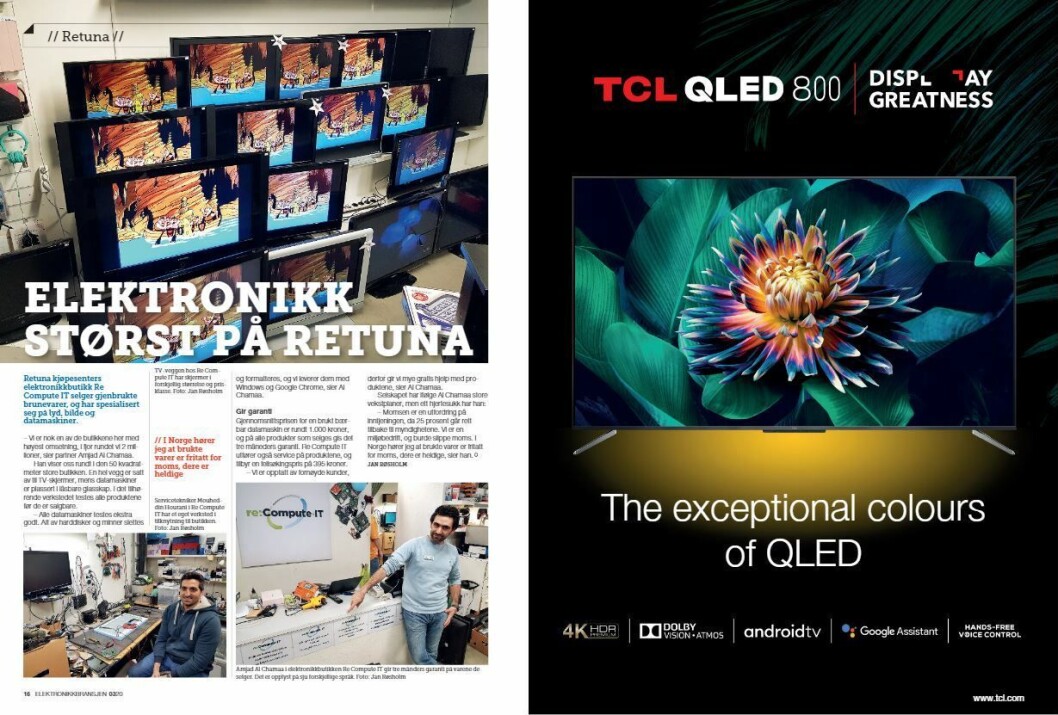 Artikkelen ble første gang publisert i papirutgaven av fagbladet Elektronikkbransjen nr. 3/2020, som ble distribuert 22. juni. <a href="https://www.mypaper.se/html5/customer/248/12881/?page=16" target="_blank" rel="noopener">Her kan du lese artikkelen</a> og bla gjennom digitalutgaven av bladet. Du kan lese alle utgaver av bladet digitalt, fra og med nr. 1/1937, på <a href="https://www.elektronikkbransjen.no/historiskarkiv" target="_blank" rel="noopener">elektronikkbransjen.no/historiskarkiv</a>. Artikkelen ble første gang publisert i papirutgaven av fagbladet Elektronikkbransjen nr. 3/2020, som ble distribuert 22. juni. <a href="https://www.mypaper.se/html5/customer/248/12881/?page=16" target="_blank" rel="noopener">Her kan du lese artikkelen</a> og bla gjennom digitalutgaven av bladet. Du kan lese alle utgaver av bladet digitalt, fra og med nr. 1/1937, på <a href="https://www.elektronikkbransjen.no/historiskarkiv" target="_blank" rel="noopener">elektronikkbransjen.no/historiskarkiv</a>.