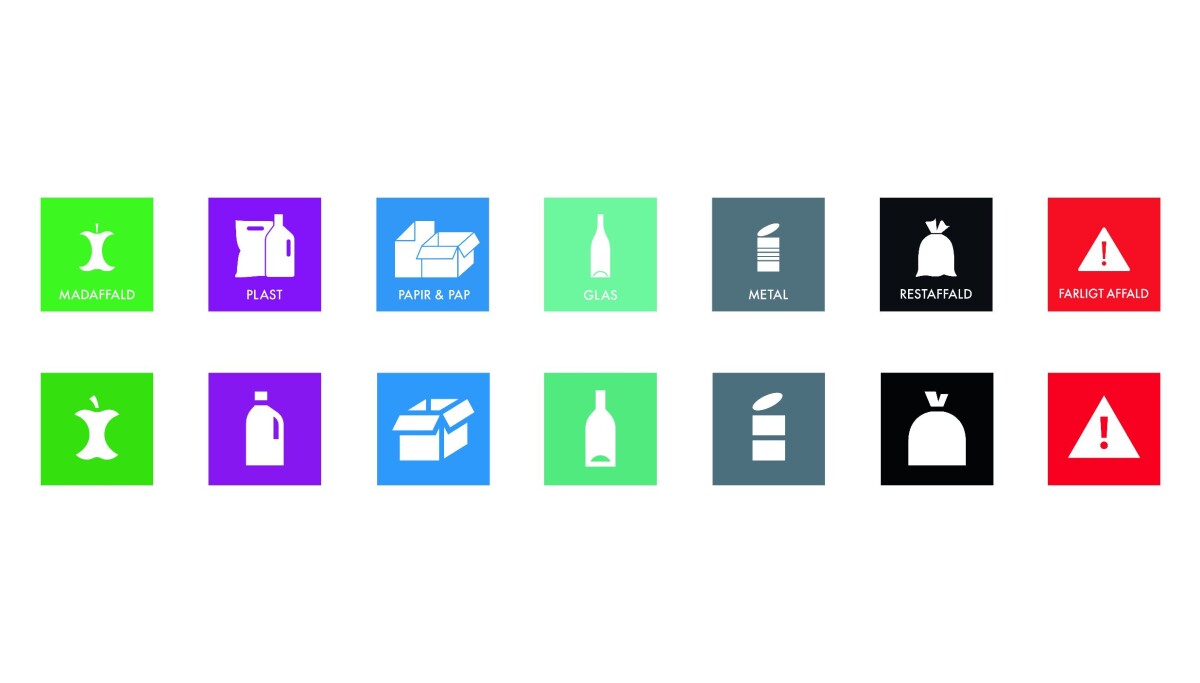 Avfall Icon NY MERKEORDNING FOR AVFALL