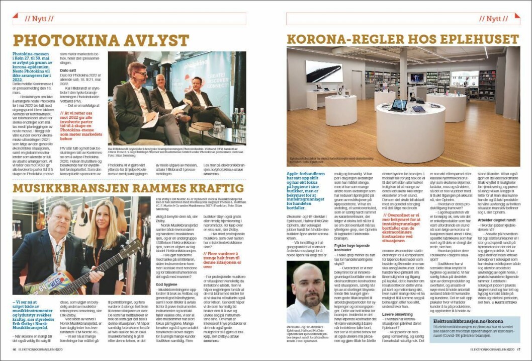 Artikkelen ble første gang publisert i papirutgaven av fagbladet Elektronikkbransjen nr. 2/2020, som ble distribuert 14. april. <a href="https://www.mypaper.se/html5/customer/248/12832/?page=16" target="_blank" rel="noopener">Her kan du lese artikkelen</a> og bla gjennom digitalutgaven av bladet. Du kan lese alle utgaver av bladet digitalt, fra og med nr. 1/1937, på <a href="https://www.elektronikkbransjen.no/historiskarkiv" target="_blank" rel="noopener">elektronikkbransjen.no/historiskarkiv</a>. Artikkelen ble første gang publisert i papirutgaven av fagbladet Elektronikkbransjen nr. 2/2020, som ble distribuert 14. april. <a href="https://www.mypaper.se/html5/customer/248/12832/?page=16" target="_blank" rel="noopener">Her kan du lese artikkelen</a> og bla gjennom digitalutgaven av bladet. Du kan lese alle utgaver av bladet digitalt, fra og med nr. 1/1937, på <a href="https://www.elektronikkbransjen.no/historiskarkiv" target="_blank" rel="noopener">elektronikkbransjen.no/historiskarkiv</a>.