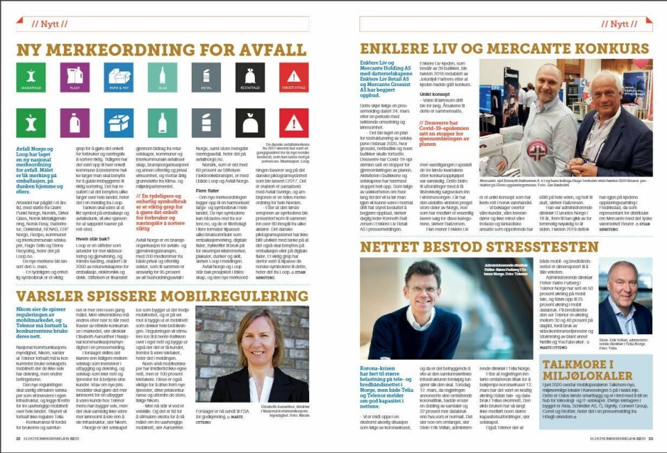 Artikkelen ble første gang publisert i papirutgaven av fagbladet Elektronikkbransjen nr. 2/2020, som ble distribuert 14. april. Her kan du lese artikkelen og bla gjennom digitalutgaven av bladet. Du kan lese alle utgaver av bladet digitalt, fra og med nr. 1/1937, på elektronikkbransjen.no/historiskarkiv.