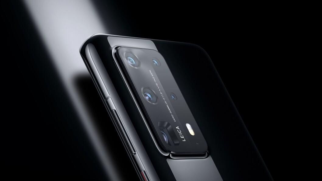 Huawei P40 Pro+ har fem kamera på baksiden, med både 10x og 3x optisk zoom. Foto: Huawei. Huawei P40 Pro+ har fem kamera på baksiden, med både 10x og 3x optisk zoom. Foto: Huawei.