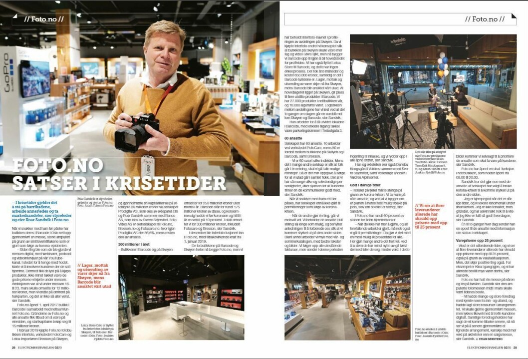 Artikkelen ble første gang publisert i papirutgaven av fagbladet Elektronikkbransjen nr. 2/2020, som ble distribuert 14. april. <a href="https://www.mypaper.se/html5/customer/248/12832/?page=28" target="_blank" rel="noopener">Her kan du lese artikkelen</a> og bla gjennom digitalutgaven av bladet. Du kan lese alle utgaver av bladet digitalt, fra og med nr. 1/1937, på <a href="https://www.elektronikkbransjen.no/historiskarkiv" target="_blank" rel="noopener">elektronikkbransjen.no/historiskarkiv</a>. Artikkelen ble første gang publisert i papirutgaven av fagbladet Elektronikkbransjen nr. 2/2020, som ble distribuert 14. april. <a href="https://www.mypaper.se/html5/customer/248/12832/?page=28" target="_blank" rel="noopener">Her kan du lese artikkelen</a> og bla gjennom digitalutgaven av bladet. Du kan lese alle utgaver av bladet digitalt, fra og med nr. 1/1937, på <a href="https://www.elektronikkbransjen.no/historiskarkiv" target="_blank" rel="noopener">elektronikkbransjen.no/historiskarkiv</a>.
