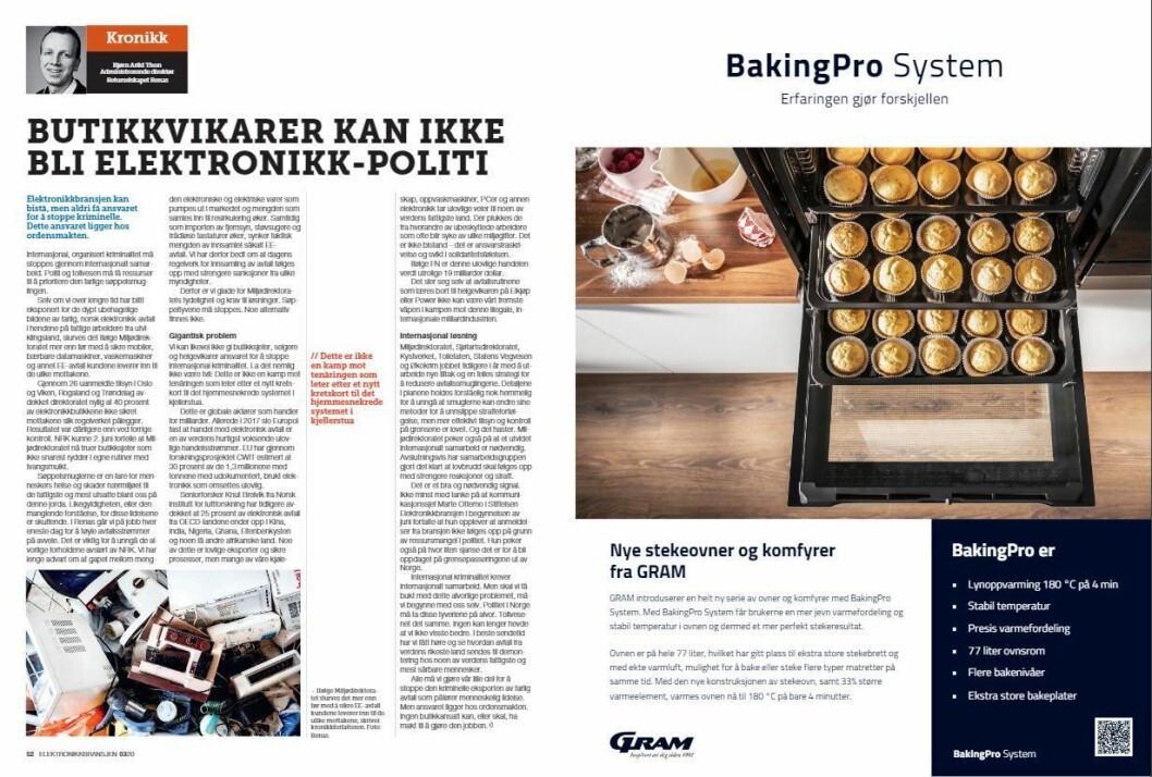 Artikkelen ble første gang publisert i papirutgaven av fagbladet Elektronikkbransjen nr. 3/2020, som ble distribuert 22. juni. <a href="https://www.mypaper.se/html5/customer/248/12881/?page=52" target="_blank" rel="noopener">Her kan du lese artikkelen</a> og bla gjennom digitalutgaven av bladet. Du kan lese alle utgaver av bladet digitalt, fra og med nr. 1/1937, på <a href="https://www.elektronikkbransjen.no/historiskarkiv" target="_blank" rel="noopener">elektronikkbransjen.no/historiskarkiv</a>. Artikkelen ble første gang publisert i papirutgaven av fagbladet Elektronikkbransjen nr. 3/2020, som ble distribuert 22. juni. <a href="https://www.mypaper.se/html5/customer/248/12881/?page=52" target="_blank" rel="noopener">Her kan du lese artikkelen</a> og bla gjennom digitalutgaven av bladet. Du kan lese alle utgaver av bladet digitalt, fra og med nr. 1/1937, på <a href="https://www.elektronikkbransjen.no/historiskarkiv" target="_blank" rel="noopener">elektronikkbransjen.no/historiskarkiv</a>.
