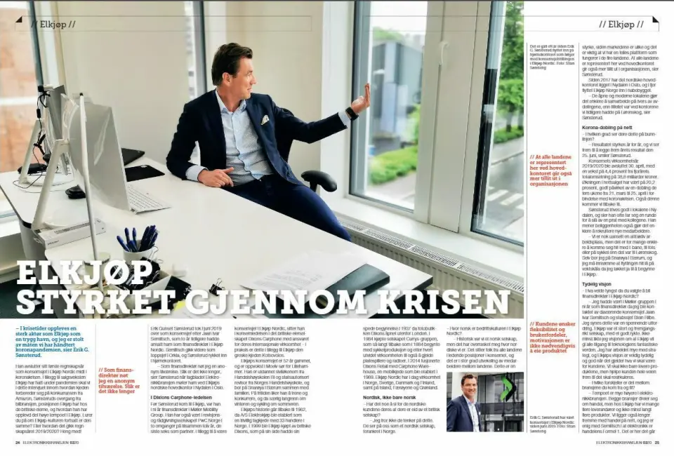 Artikkelen ble første gang publisert i papirutgaven av fagbladet Elektronikkbransjen nr. 3/2020, som ble distribuert 22. juni. Her kan du lese artikkelen og bla gjennom digitalutgaven av bladet. Du kan lese alle utgaver av bladet digitalt, fra og med nr. 1/1937, på elektronikkbransjen.no/historiskarkiv. Artikkelen ble første gang publisert i papirutgaven av fagbladet Elektronikkbransjen nr. 3/2020, som ble distribuert 22. juni. Her kan du lese artikkelen og bla gjennom digitalutgaven av bladet. Du kan lese alle utgaver av bladet digitalt, fra og med nr. 1/1937, på elektronikkbransjen.no/historiskarkiv.