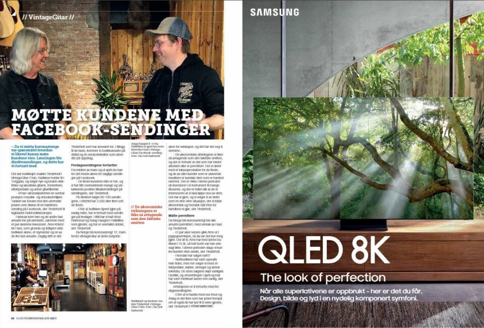 Artikkelen ble første gang publisert i papirutgaven av fagbladet Elektronikkbransjen nr. 3/2020, som ble distribuert 22. juni. Her kan du lese artikkelen og bla gjennom digitalutgaven av bladet. Du kan lese alle utgaver av bladet digitalt, fra og med nr. 1/1937, på elektronikkbransjen.no/historiskarkiv.