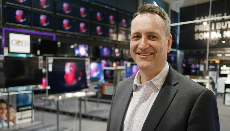 Administrerende direktør Jan Røsholm i Stiftelsen Elektronikkbransjen ser et kjempehopp i omsetningen av forbrukerelektronikk i første halvår 2020. Foto: Stian Sønsteng