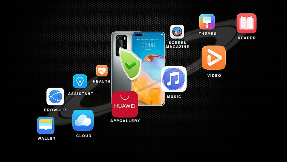 Huawei er utestengt fra Googles app-butikk, og jobber nå hardt med å få på plass viktige apper i sitt eget AppGallery. Foto: Huawei
