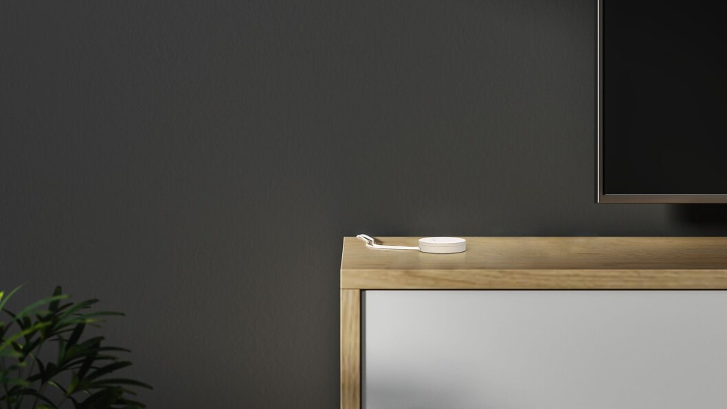 Datek Gateway Hub er selve hjernen i huset, og bindeleddet mellom alle sensorene. Foto: Datek. Datek Gateway Hub er selve hjernen i huset, og bindeleddet mellom alle sensorene. Foto: Datek.