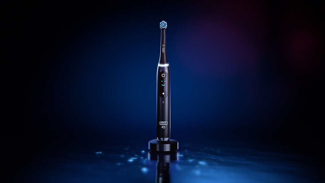 Oral-B iO i 9-serien har fargeskjerm og 3D-visning i appen av tannpussen. Foto: Procter & Gamble. Oral-B iO i 9-serien har fargeskjerm og 3D-visning i appen av tannpussen. Foto: Procter & Gamble.