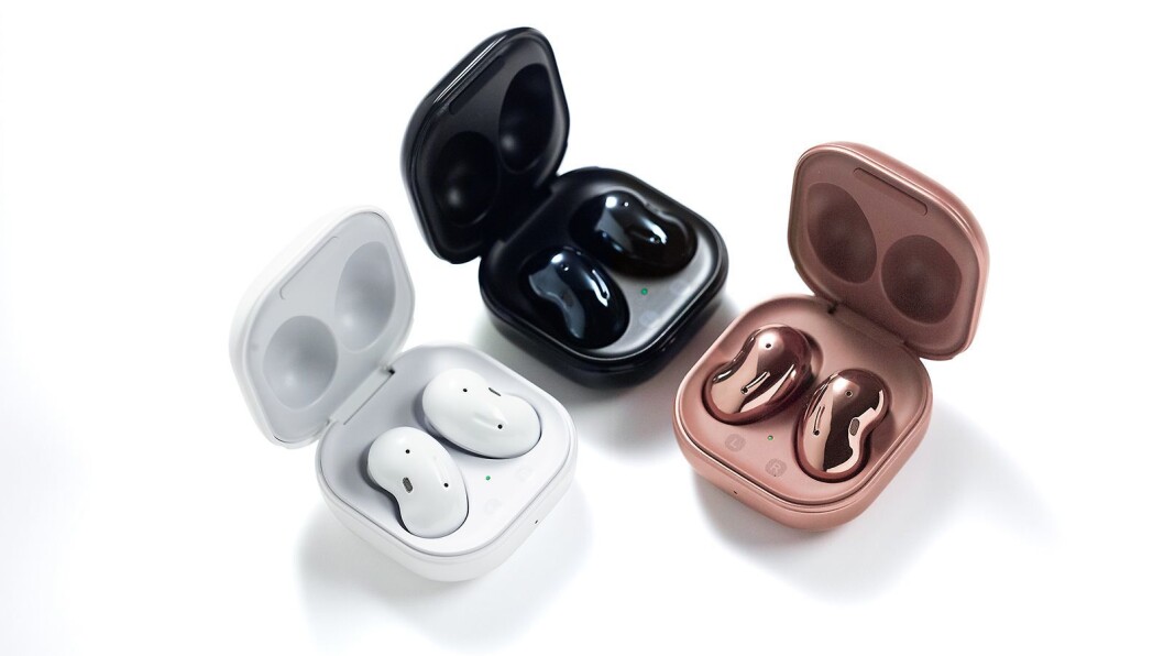 Galaxy Buds Live har fått en helt ny formfaktor, hvor proppene fyller ytterøret i stedet for å settes inn i øregangene. Foto: Samsung. Galaxy Buds Live har fått en helt ny formfaktor, hvor proppene fyller ytterøret i stedet for å settes inn i øregangene. Foto: Samsung.