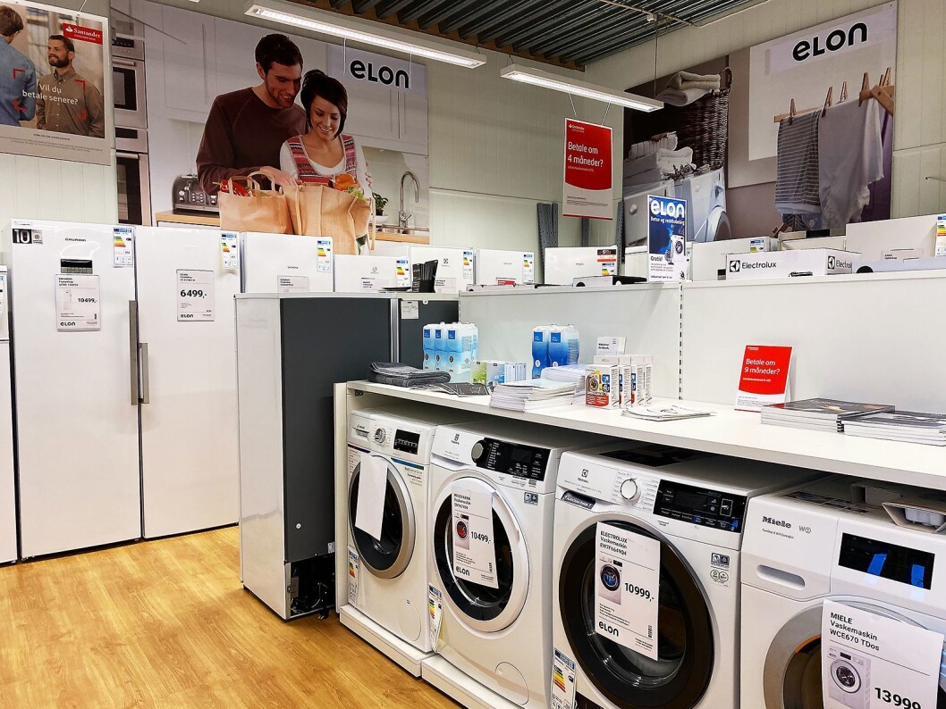 Hvitevareavdelingen i Elon-butikken. Foto: Kjell Sigve Ivarsøy. Hvitevareavdelingen i Elon-butikken. Foto: Kjell Sigve Ivarsøy.